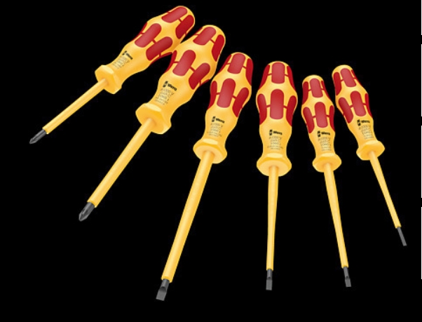 WERA/维拉 1060 i/1065 i/6 Kraftform VDE 绝缘螺丝刀组套 05051576001