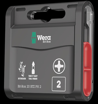 WERA/维拉 双重抗扭批头20件套，PH2 05057751001