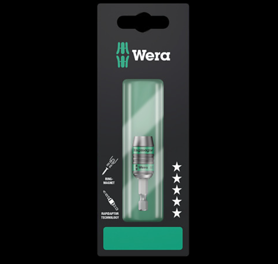 WERA/维拉 887/4 RR SB 展示用批头 887/4 RR 1 x 1/4