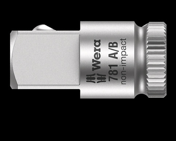 WERA/维拉 781A/B 方驱接头, 1/4