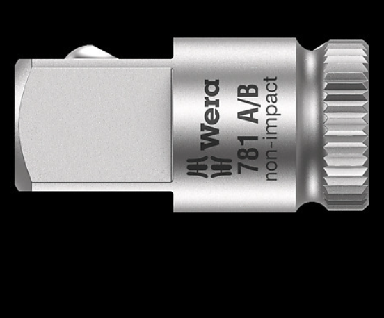 WERA/维拉 781A/C 方驱接头, 1/4