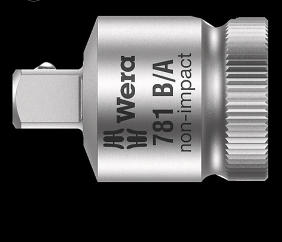 WERA/维拉 781B/A 方驱接头, 3/8