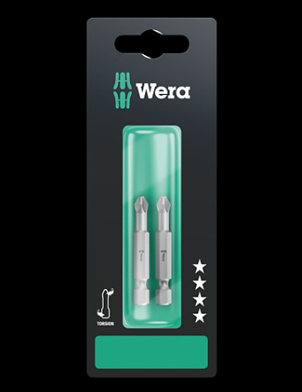 WERA/维拉 855/4 TZ SB PZ1 展示用批头 855/4 TZ PZ 2 x PZ 1x50; 05134384001