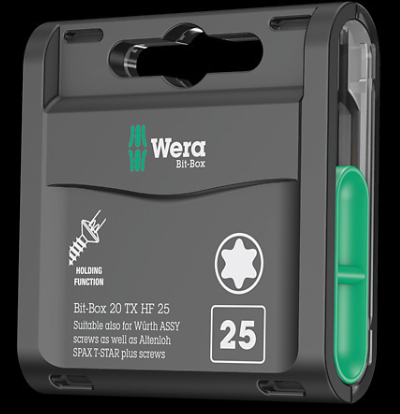 WERA/维拉 Bit-Box 20 TORX 25 HF 批头组套20 x TX 25x25 05057778001