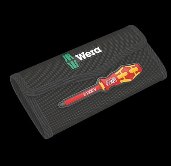 WERA/维拉 KK Tasche VDE  绝缘组合螺丝刀套装帆布袋装 05671388001