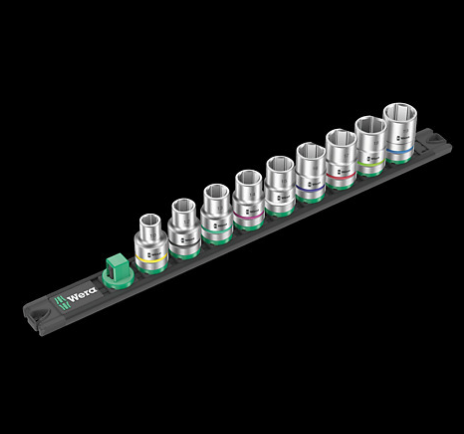 WERA/维拉 套筒条带组套 C 4（Zyklop套筒,1/2