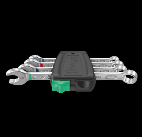 WERA/维拉 6003 Joker 棘轮开口两用扳手 英制4件套 05020229001