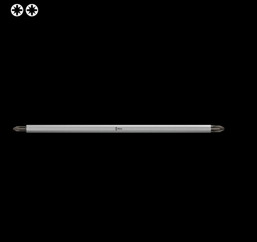 WERA/维拉 86 双头刀杆 PZ 2xPZ 3x175 05140310001