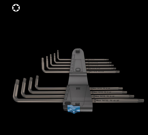 WERA/维拉 967/9 TX XL HF 1L扳手组套967 XL HF 05024450001