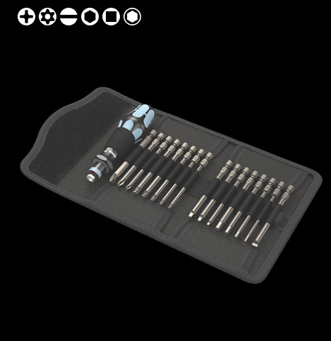 WERA/维拉 KK 60 Stainless Imperial 组合螺丝刀组套 05071117001