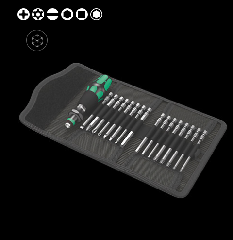 WERA/维拉 KK 60 Imperial 组合螺丝刀套装 05051042001