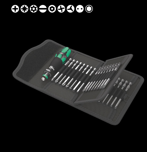 WERA/维拉 KK 62 组合螺丝刀组套 05059297001