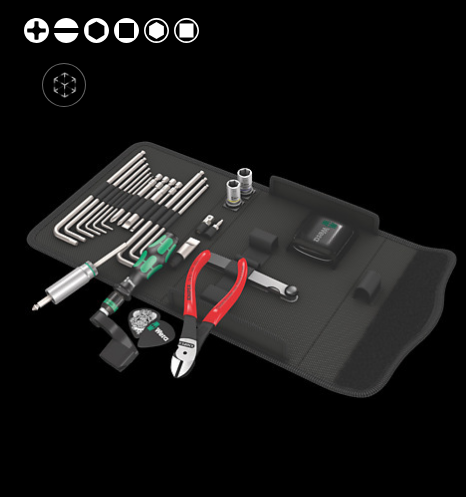 WERA/维拉 9100 吉他工具套装 05134015001