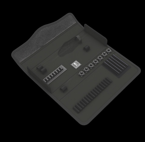 WERA/维拉 9463 织物工具包（适用于 KK H 1 Wood 组套, 空） 05136403001