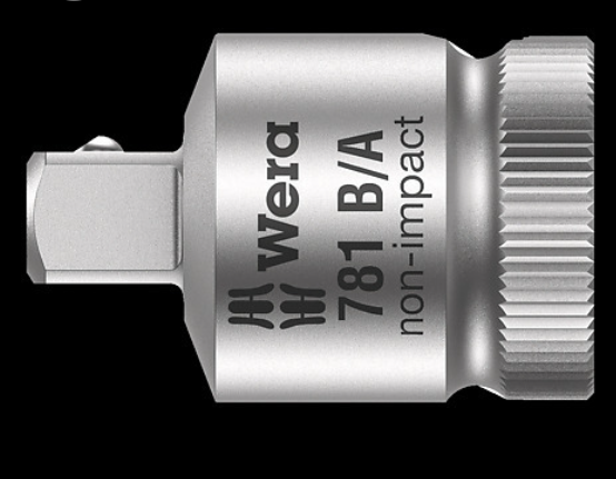WERA/维拉 781B/A 方驱接头, 3/8