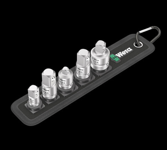 WERA/维拉 781/5 方驱转接头组套 1 05042680001