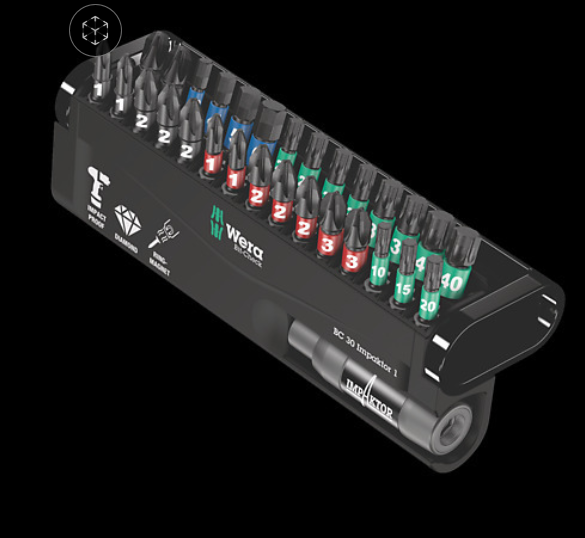WERA/维拉 BC Impaktor/30 Bit-Check 批头组套 05057690001
