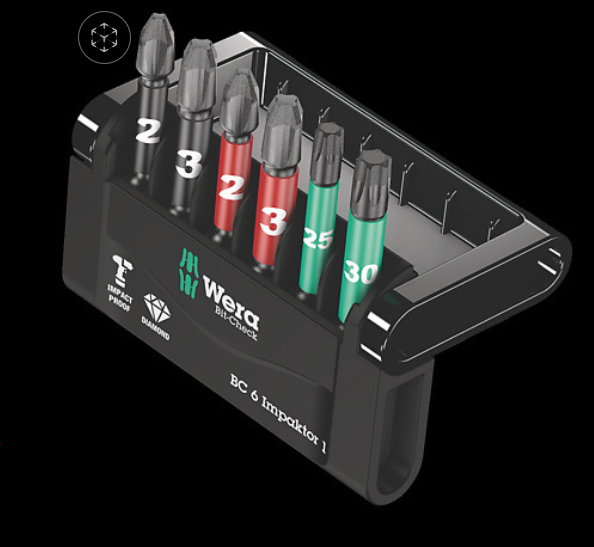 WERA/维拉 Mini-Check Impaktor 4 批头组套 05057695001