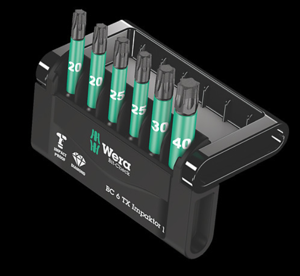 WERA/维拉 Mini-Check Impaktor 2 批头组套 05057693001