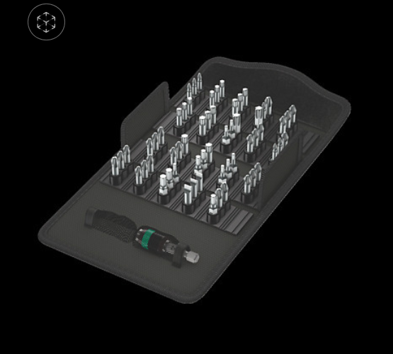 WERA/维拉 8600/889-60 TZ 批头组套 05057122001