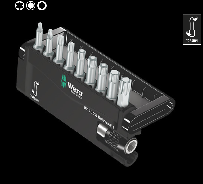 WERA/维拉 8167-9 TORX/TZ 批头套装 05056164001