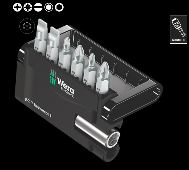 WERA/维拉 Mini-Check 批头套装 05056295001