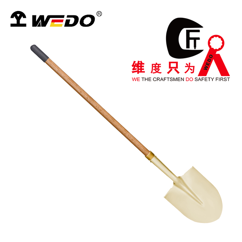 WEDO/维度 防爆（防滑胶把）弯颈长裤锁箍尖锹 AL2018-1002