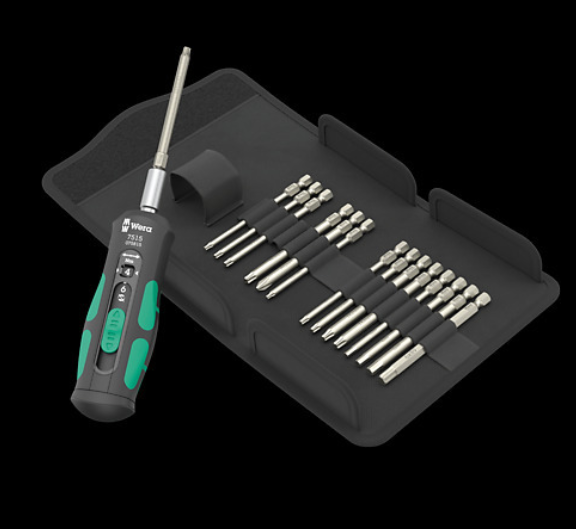 WERA/维拉 扭矩螺丝刀组套7515/16 Kraftform Safe-Torque Speed Universal 1 05075851001