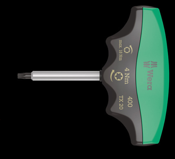 WERA/维拉 400 T型柄梅花扭矩扳手 TX 25 / 5,0 Nm 05005091001