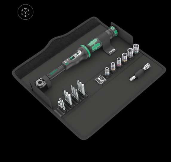 WERA/维拉 Click-Torque A6 扭矩组套 1 05130110001