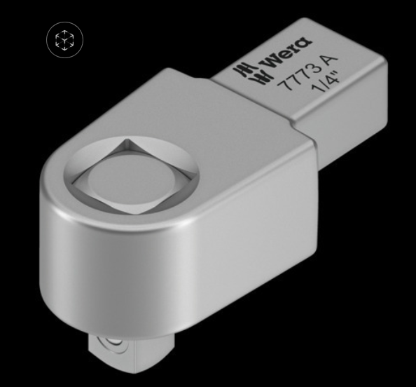 WERA/维拉 7773 ABC 扭矩扳手配件 1/4'' 05078200001