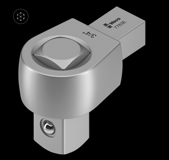 WERA/维拉 7783 E 14x18mm Durchsteckvierkant 3/4