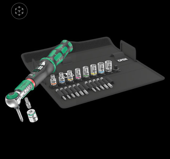 WERA/维拉 棘轮扳手组套Safe-Torque A 2 Set 1 05075832001