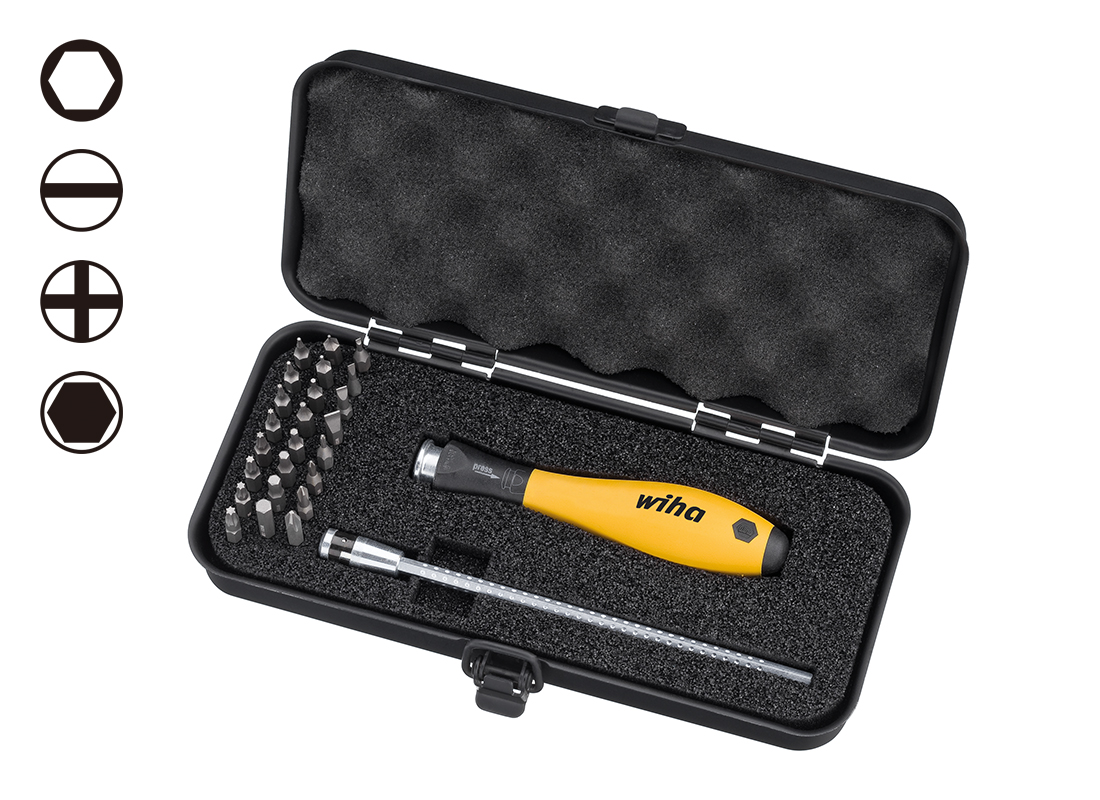 WIHA/威汉 4系列防静电批头铁盒套装26件套 10389