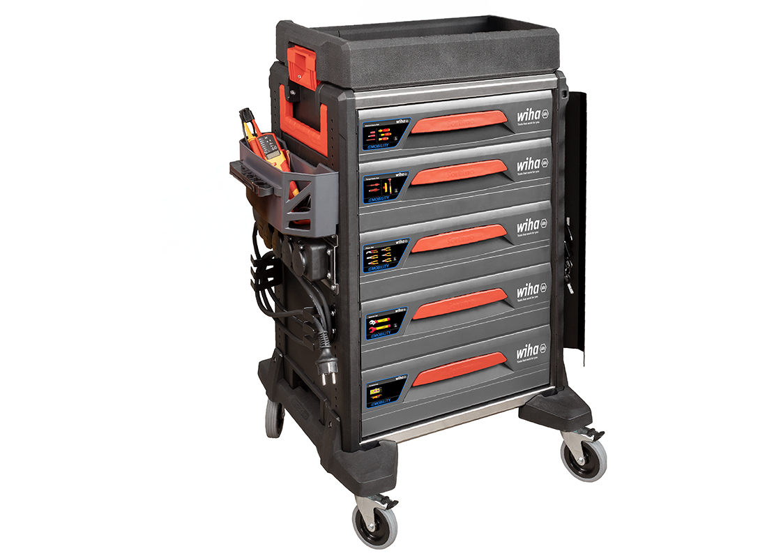 WIHA/威汉 电动汽车维修工具车102件套 45801