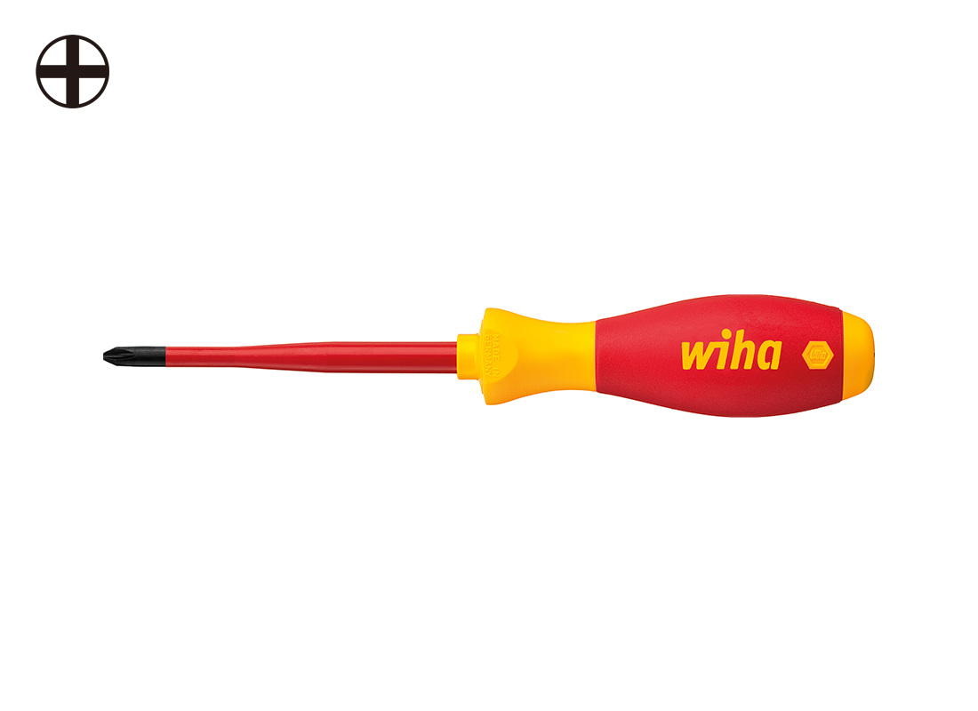 WIHA/威汉 SoftFinish 电工绝缘细杆螺丝刀 10136