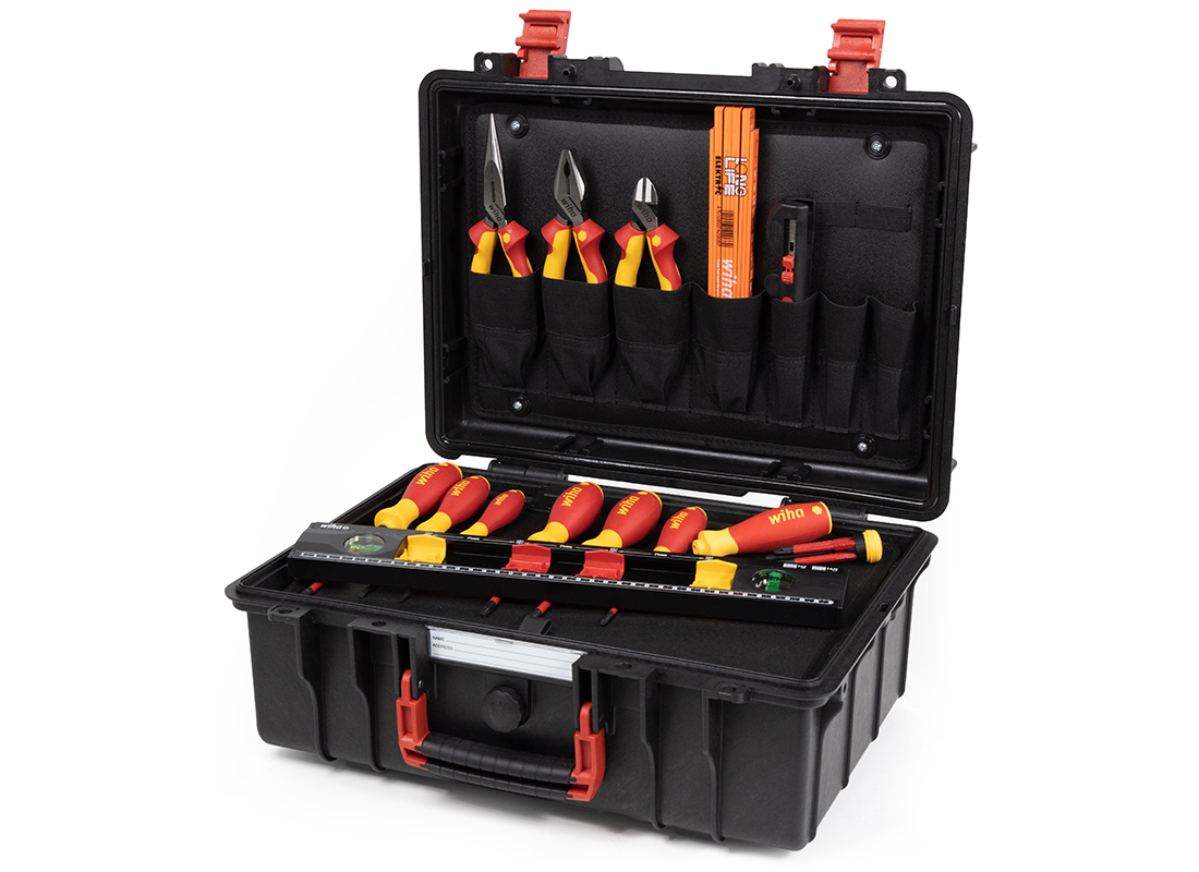 WIHA/威汉 9300-70403 Tool Case Basic Set L electric 18-pcs. 45530