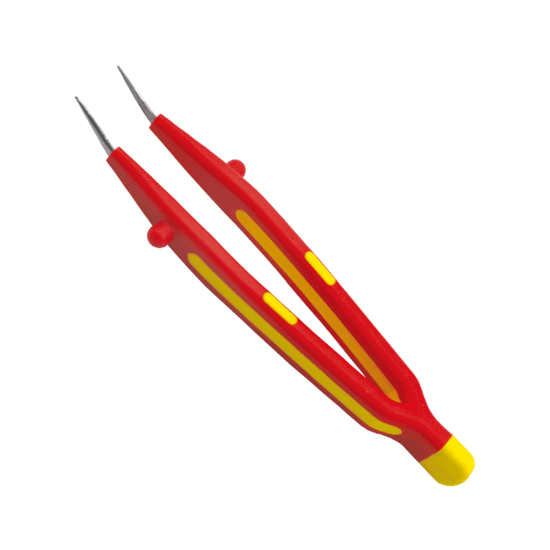 WEDO/维度 双色绝缘针尖无齿镊子钳 WEDO862101