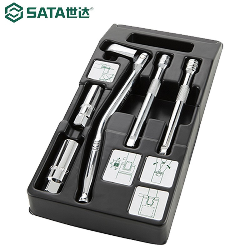 SATA/世达5件10MM系列火花塞套筒组套09003