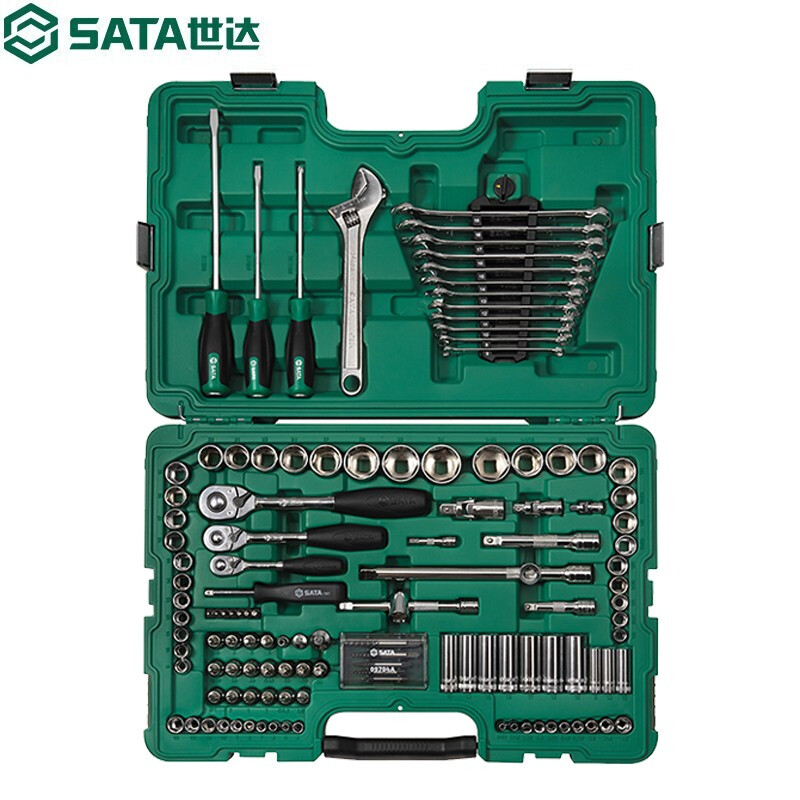 SATA/世达124件6.3x10x12.5MM系列综合组套09014