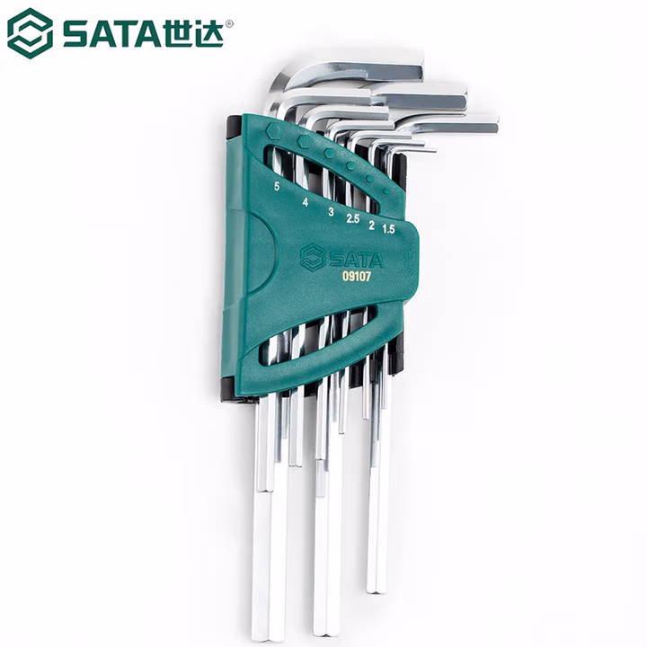 SATA/世达9件加长内六角扳手组套09107