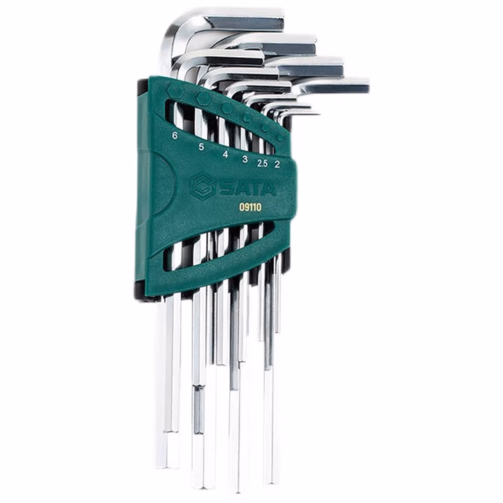 SATA/世达10件加长内六角扳手组套09110
