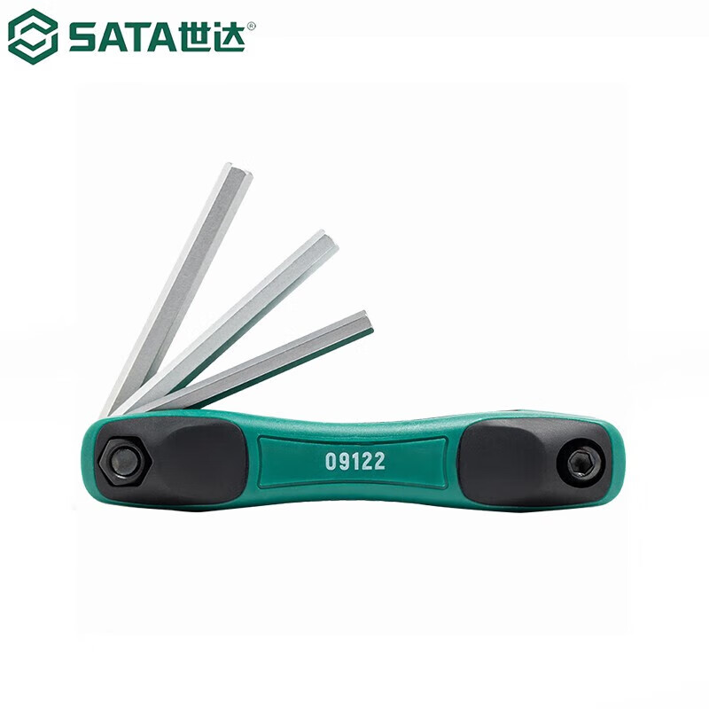 SATA/世达9件折叠式英制内六角扳手组套09122