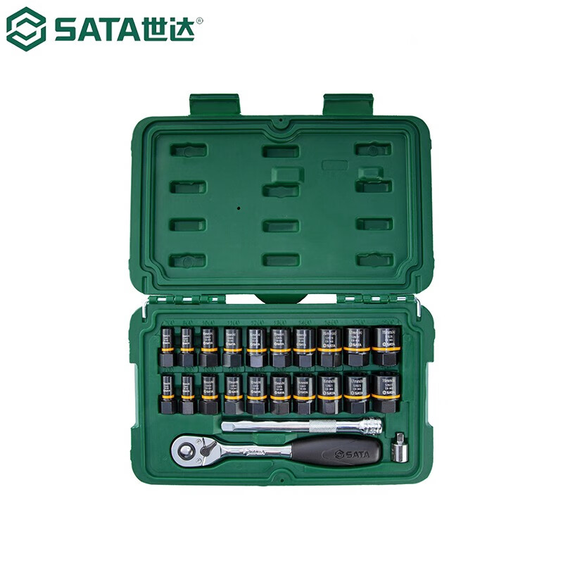 SATA/世达23件6.3x10MM打滑螺栓拆卸套筒组套09138