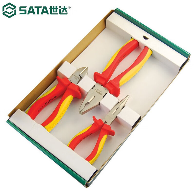 SATA/世达3件VDE绝缘耐压钳组套09261