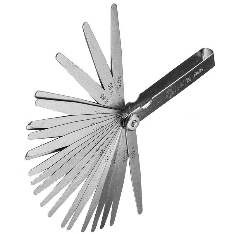 SATA/世达23件套公英制塞尺0.02-1.00MM09405