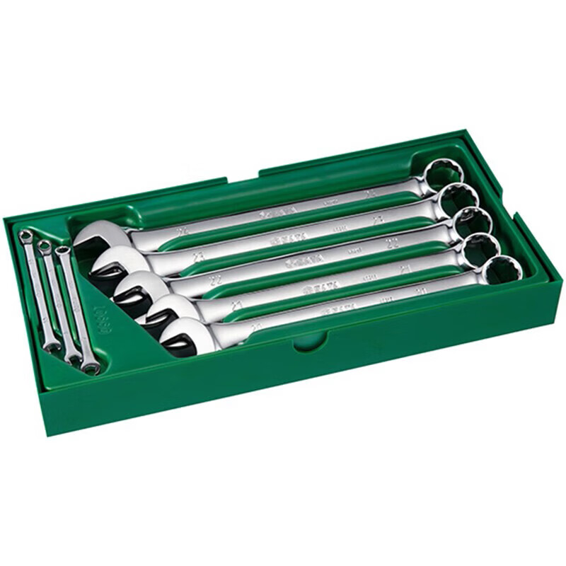 SATA/世达8件全抛光两用扳手组套09907