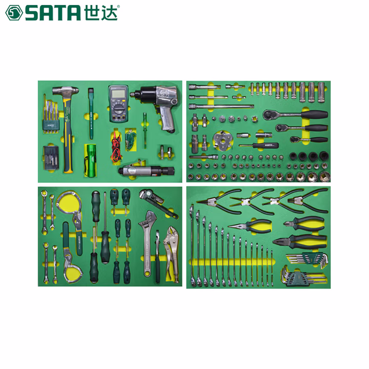SATA/世达163件汽修钣金工具托组套09921