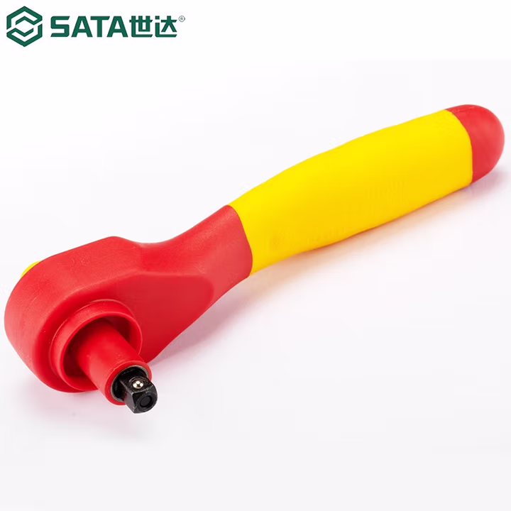 SATA/世达6.3MM系列VDE绝缘快速脱落棘轮扳手11981