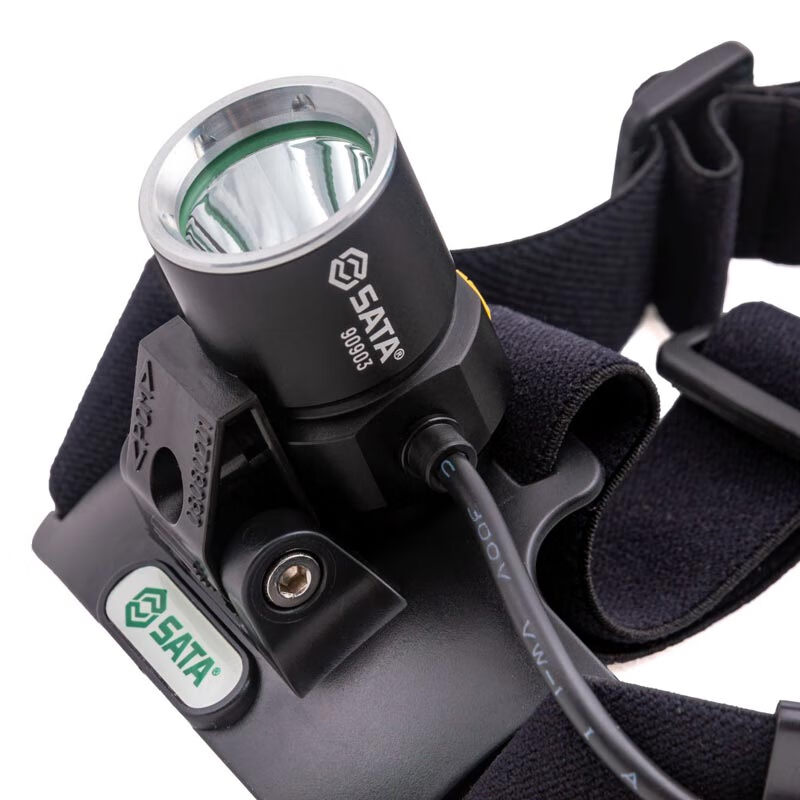 SATA/世达轻便型铝合金专业头灯140LM90903